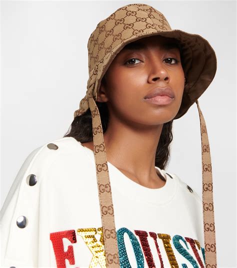 gucci bucket cap|Gucci bucket hat for women.